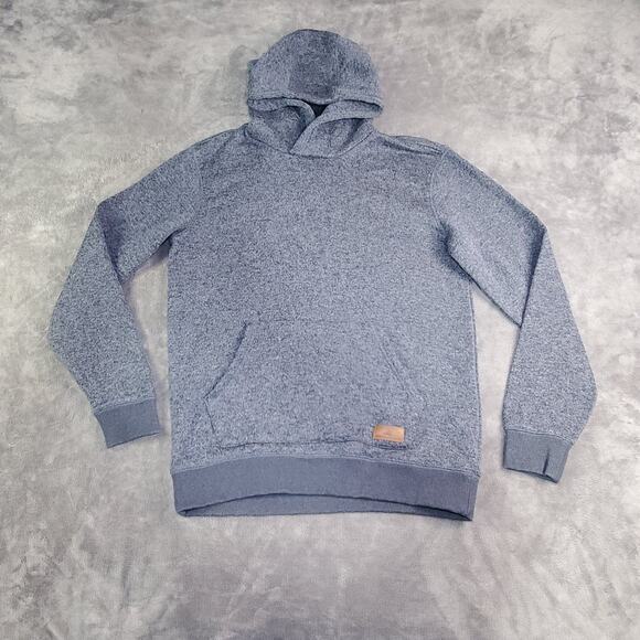 Quiksilver Sz L The Mountain And The Wave Men's Performance Hoodie Blue Ca1-3 - Picture 1 of 8
